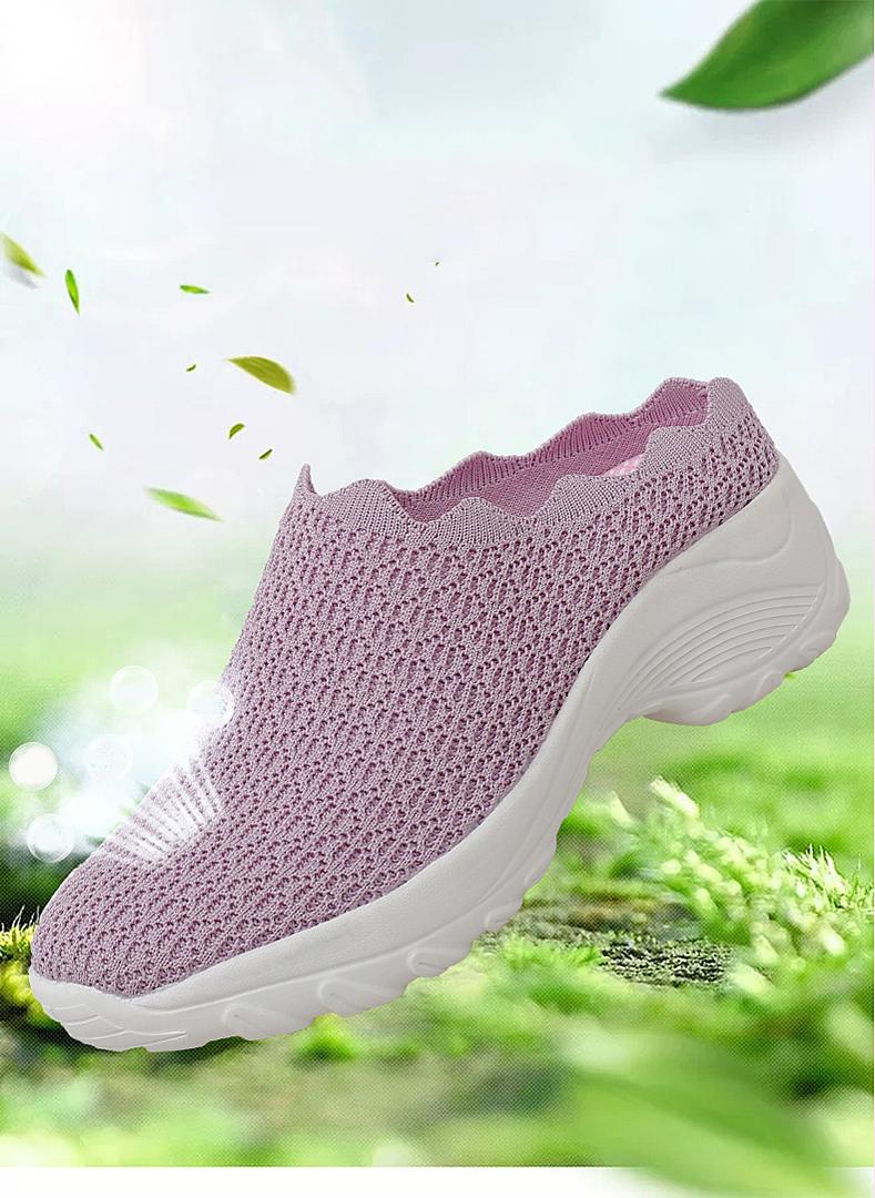 Product Introduction of FOKU Sepatu Slop Santai Wanita Slip On Sneakers Korea Terbaru 40