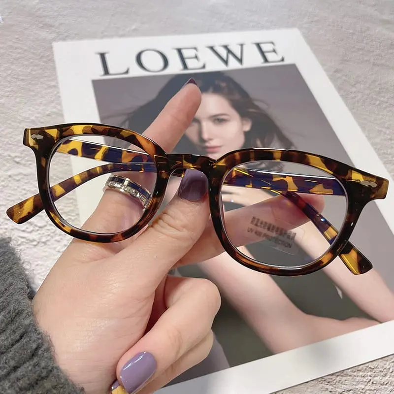 Kacamata Hitam Korea Vintage Retro Fashion Wanita Pria Optik Sunglass