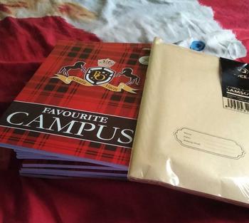 Product Review of Harga Grosir (1packs/20Lbr ) Sampul Buku Coklat SAMSON Dan Plastik Mika BOXY UK Buku Campus from e**6 0