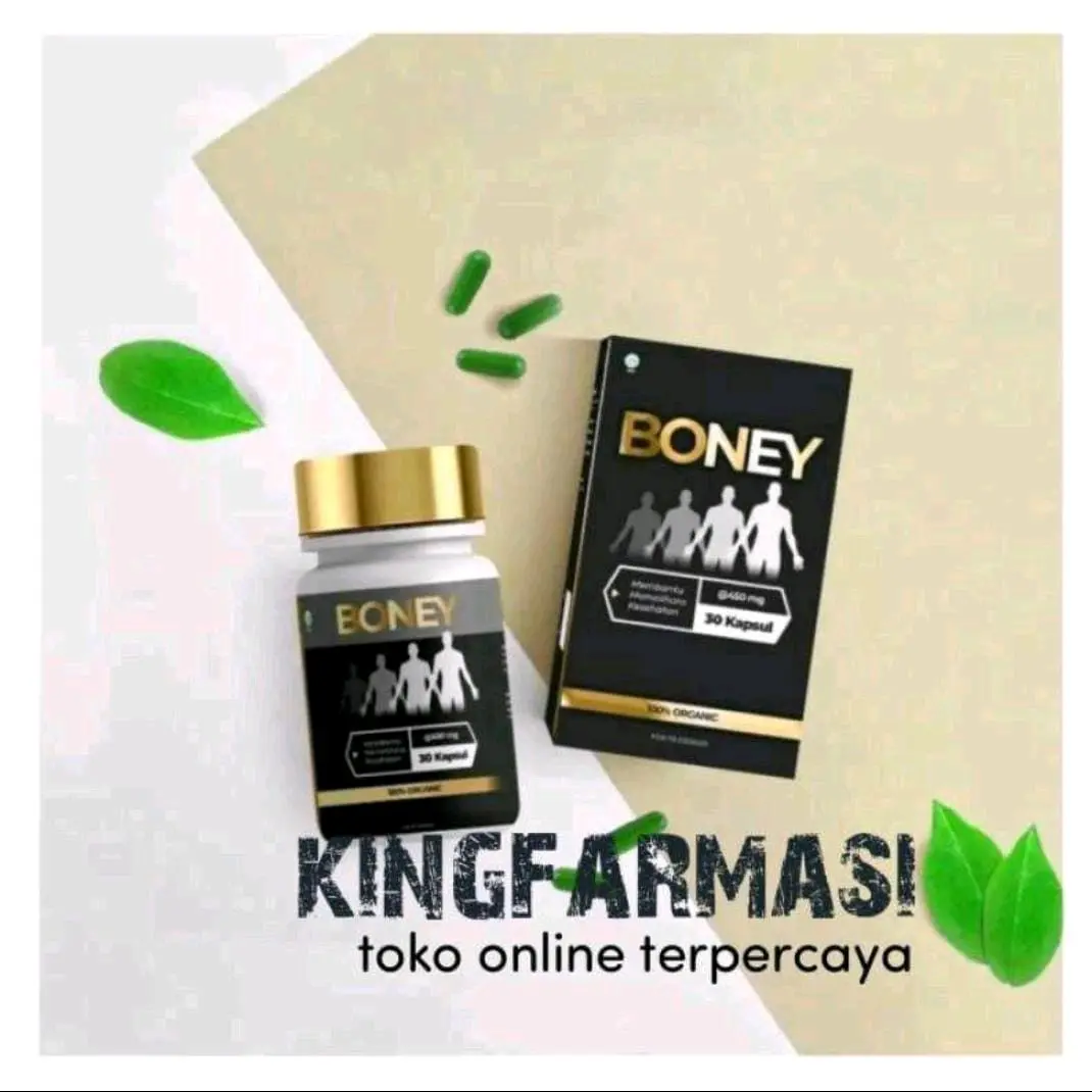 Boney Kapsul Suplemen Peninggi Badan Pria & Wanita Naik 5-15 CM Aman BPOM Original Terraris Terbaik Terrampuh Best