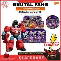 Gambar Blokees Brutal Fang TRANSFORMERS Defender Version 06 - Blind Box model kit action figure mainan robot - 1 Pcs dari Wahkhilaf Kota Surabaya 4 Tokopedia
