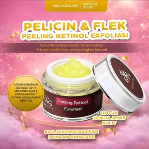 Cream Kinclong YRS Skincare Peeling Retinol Pelicin wajah YR SKINCARE FLEK HITAM BEKAS JERAWAT BPOM
