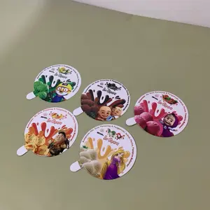 Tutup Cup Es Krim Tutup Saja Karakter Isi 100 pcs Ukuran 50 ml Tutup Saja Untuk Ice Cream Bahan Paper Kitchenware