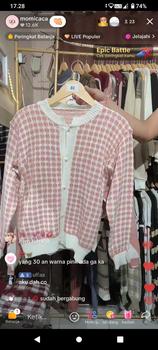 Product Review of New Rajut & Cardigan Wanita Premium No Brand Atasan Outer Tebal Baju Motif Sweater from j**🫧 1
