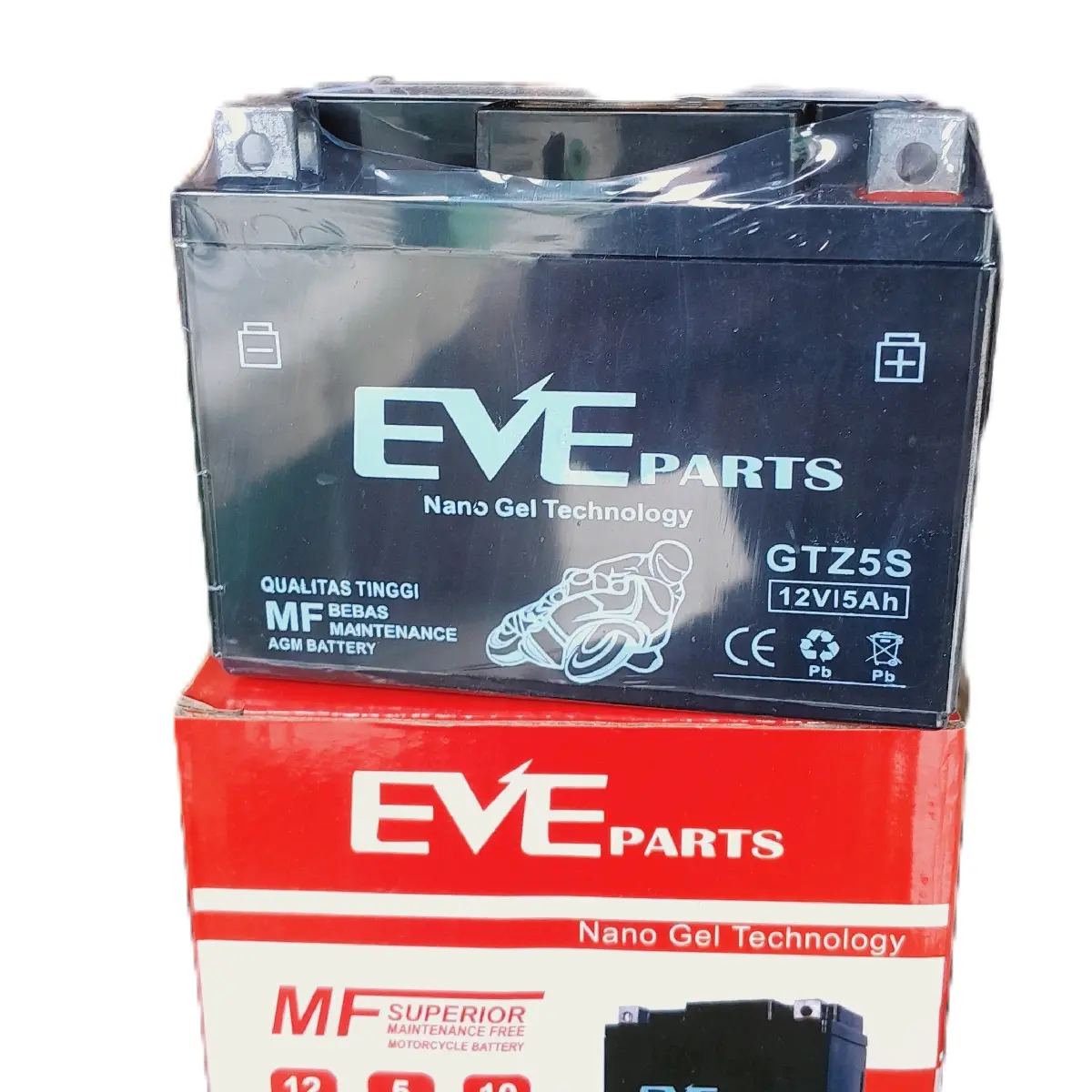 Motor Beat, Vario, Zeon, Spacy, Revo GTZ5-S MF Aki MF - Motorcycle Kendaraan