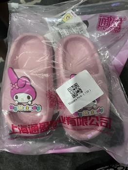 Product Review of sanrio Slippers Cute For Boys Girls Outdoor Kuromi Cinnamoroll Thick Sole Anime Selipar Kartun Kanak-Kanak Sandals Flat Shoes from z**9 1