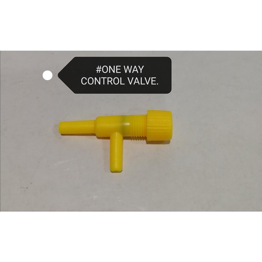(1xPcs) 1-way Plastic Air Flow Valve Control Joint Fish Aquarium