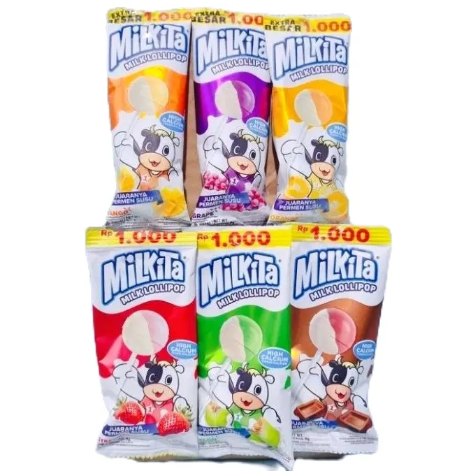 60pcs lolipop milkita putus renceng mix rasa