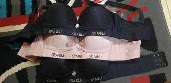 Product Review of 3PCS BH BRA JUMBO CUP BESAR  BRUKAT EMBOS TANPA KAWAT  SIZE 36-46 from d**n f**i 0