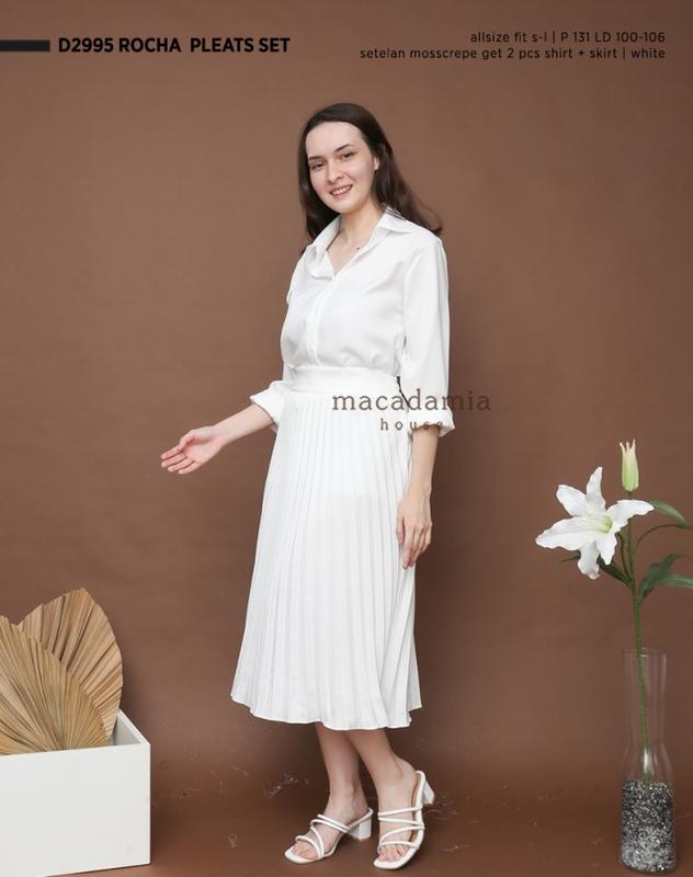 D2995 ROCHA PLEATS SET - MACADAMIA HOUSE FASHION WANITA 3