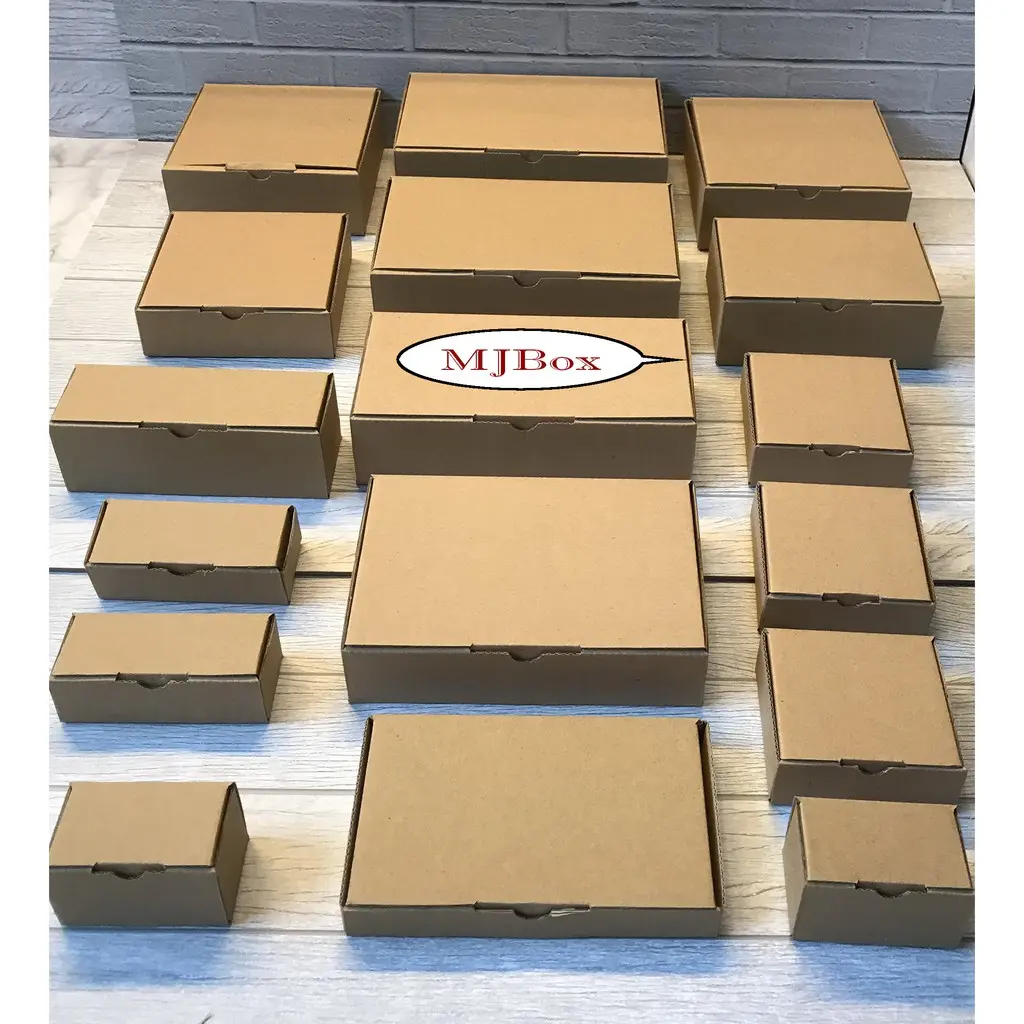 Kardus karton uk. 22x17x3 cm...die cut box kotak Souvenir -dll