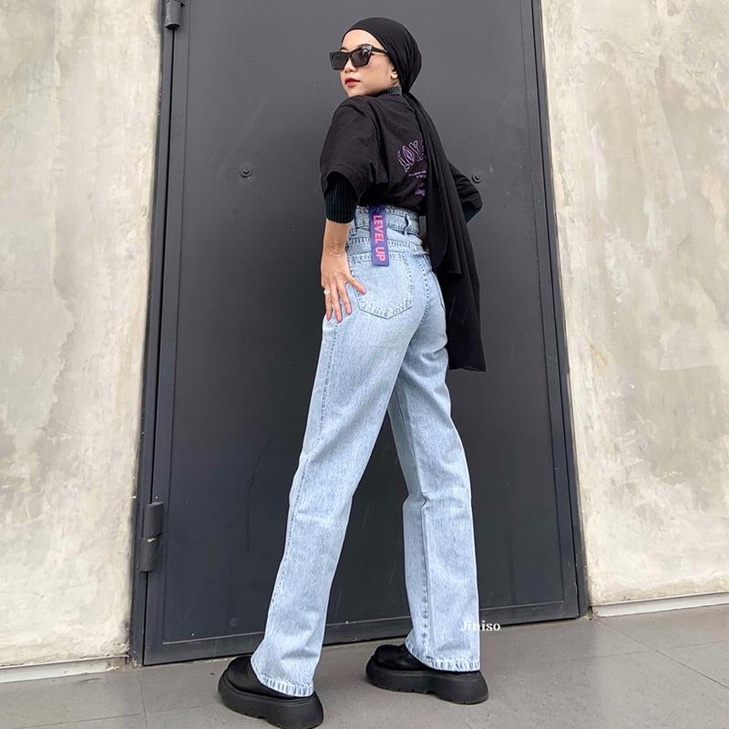 JINISO - Ultra Highwaist Loose Jeans 222 LEVEL UP 6