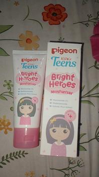 Product Review of Pigeon Teens Bright Heroes Moisturizer 50 ml 20 ml | Perawatan Muka Wajah | Pelembab Wajah | Mencerahkan Kulit Muka Anak Remaja Niacinamide from .**. 0