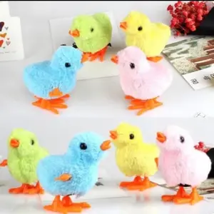 Mainan anak ayam bisa berjalan boneka model putar