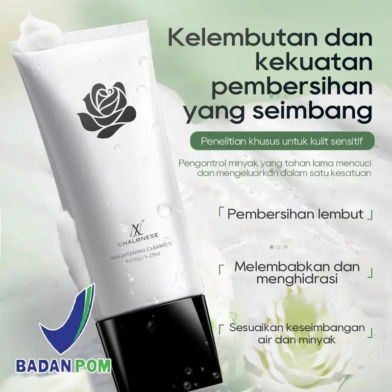 PROMO CHALONESE Paket Skincare BPOM 7in1 Paket Glowing BPOM（ cream brigthening 3 pcs + facial wash 1 pcs + 1 set MOISTURIZER Day & Night 1 set + Sunscreen 1 pcs) 2