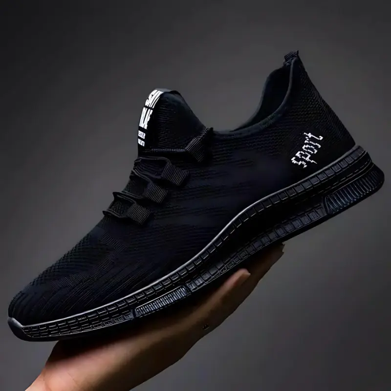 VIDAR.SHOES Sepatu Sneakers Pria Sepatu Cowok WR 53 Snekers Hitam Kerja sepatu brand Lokal Casual Shoes 2