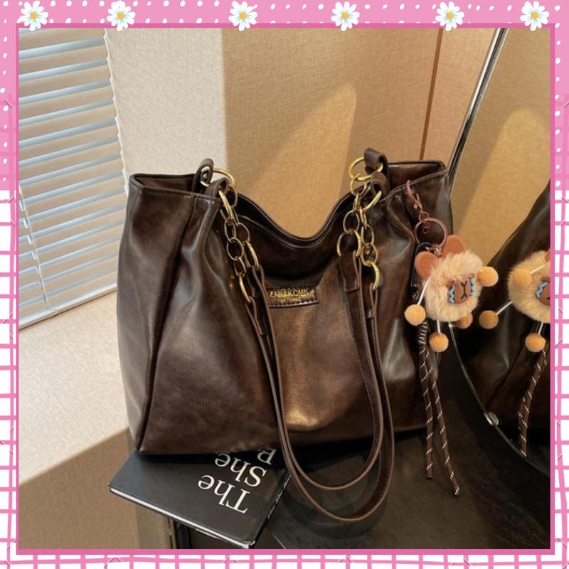 Túi tote da túi kẹp nách đeo vai dáng công sở tặng kèm móc gấu Bachhoaonline68 018