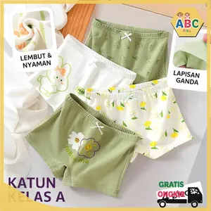 Celana Dalam Anak Motif Lucu Warna Pastel – Lembut & Nyaman Ukuran S-2XL (Isi 4 pcs)