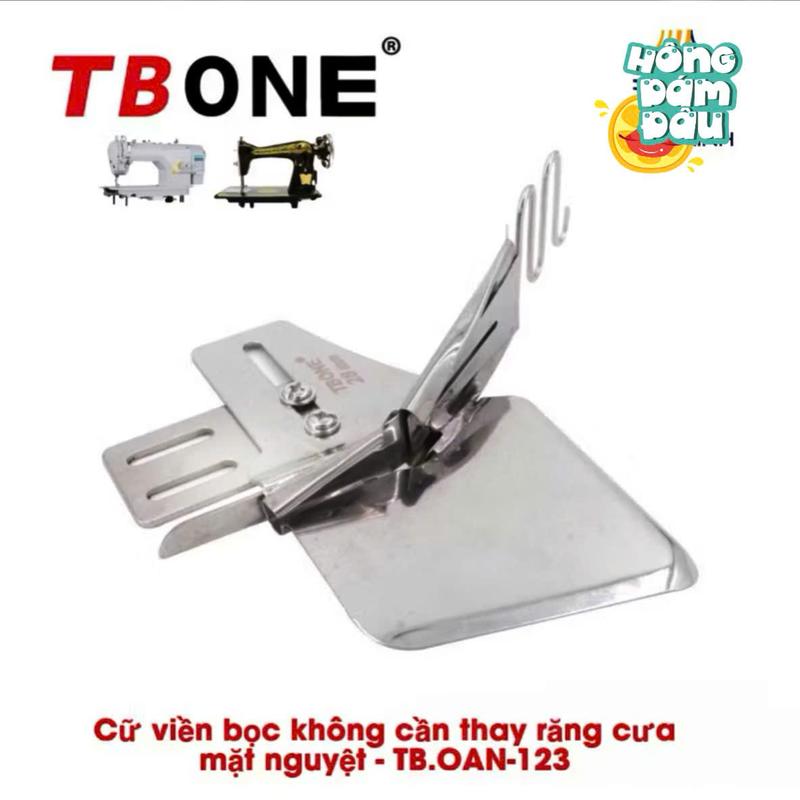 Cữ viền bọc 123 TBONE không cần thay răng cưa mặt nguyệt cho máy may 1 kim công nghiệp và gia đình
