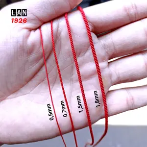 Tali merah bahan untuk gelang original premium ikat sendiri