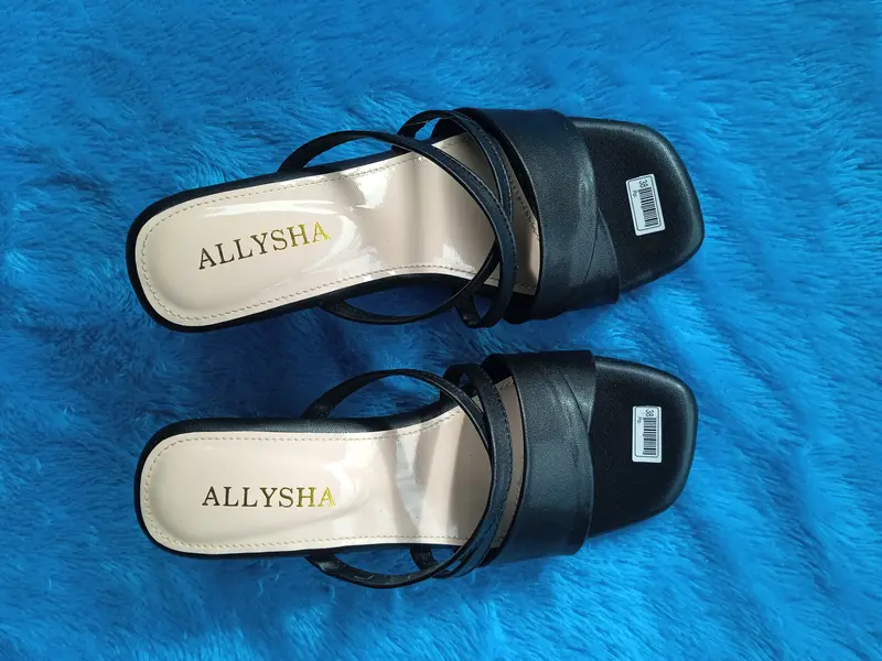 Sendal Wanita Hills hak 5cm model terbaru dengan tampilan yang lebih elegan/versi 007 Sandal 5