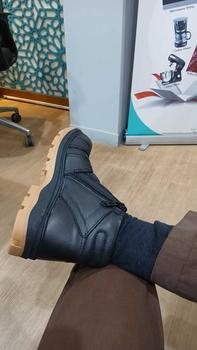 Product Review of Sepatu Boot Safety Kulit Asli Pria Bikers Tiktok Shop STG-SFT Boots Karet from Z**i H**i 1