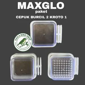 PAKET CEPUK MAXGLO BURCIL 3pcs CEPUK BURUNG ukuran 4cm