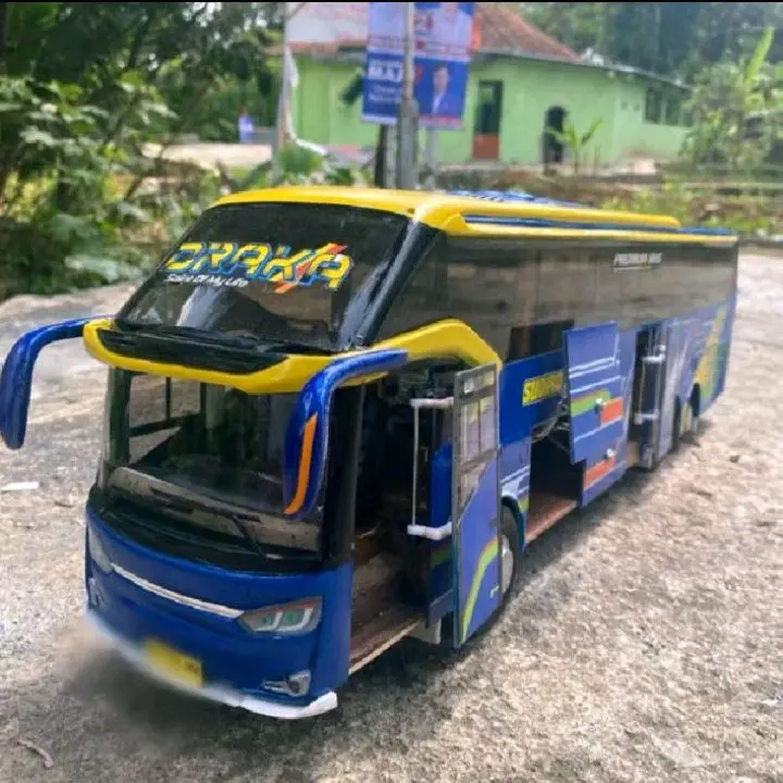 miniatur buss variasi lampu kelap-kelip