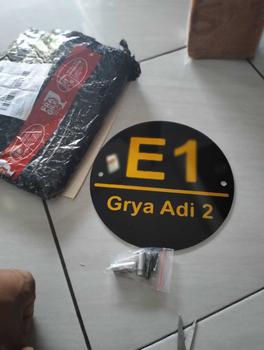 Product Review of NOMOR RUMAH AKRILIK BENTUK BULAT from T**G 1