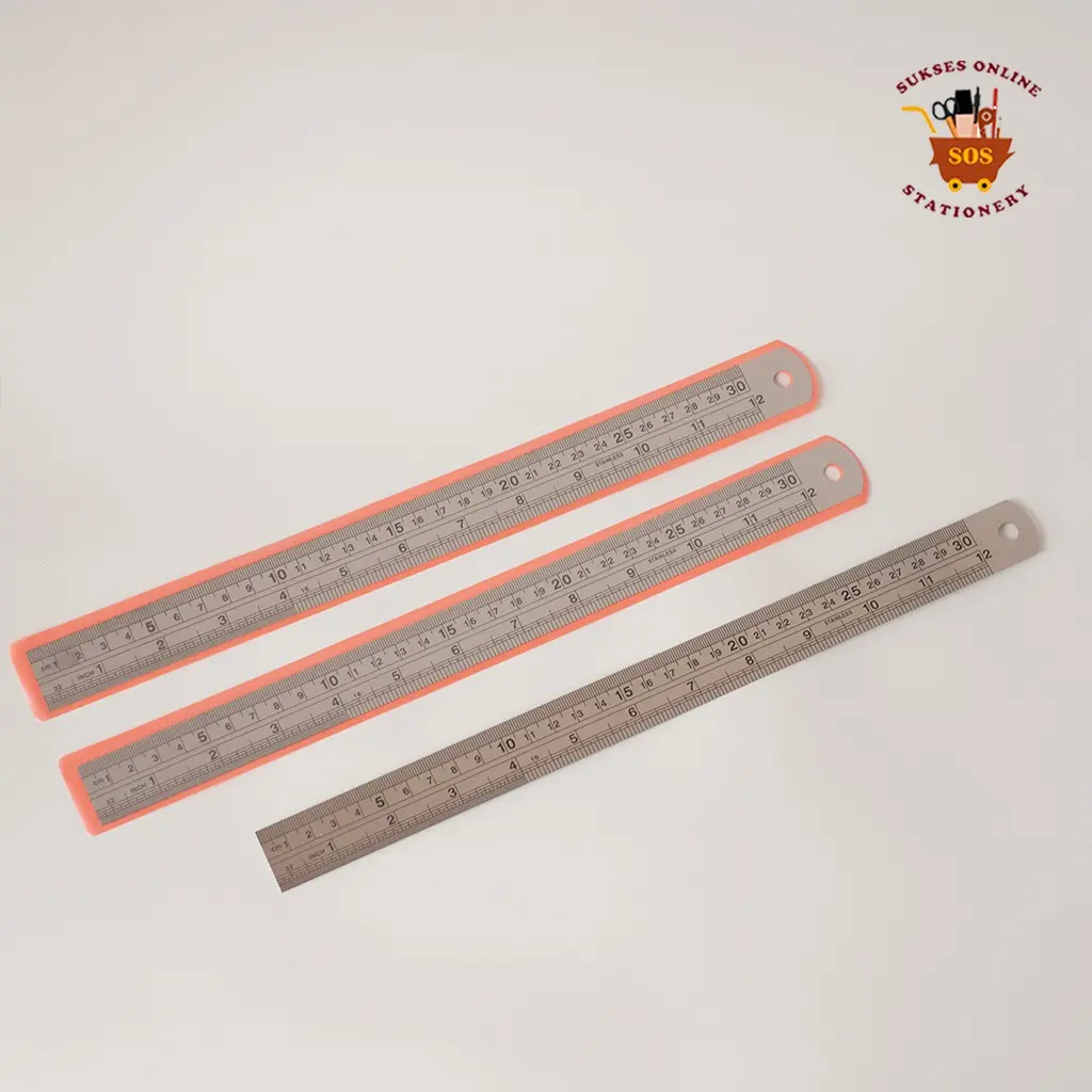 UF Penggaris Besi MICROTOP 30 cm / Penggaris Besi / Ruler