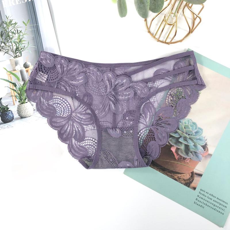 Product Introduction of Quần Lót Nữ, Thời Trang, Ren Gợi Cảm, Đồ Lót Thoáng Khí, Cạp Thấp, Mềm Mại Và Thoải Mái, Quần Lót, Đồ Lót 20