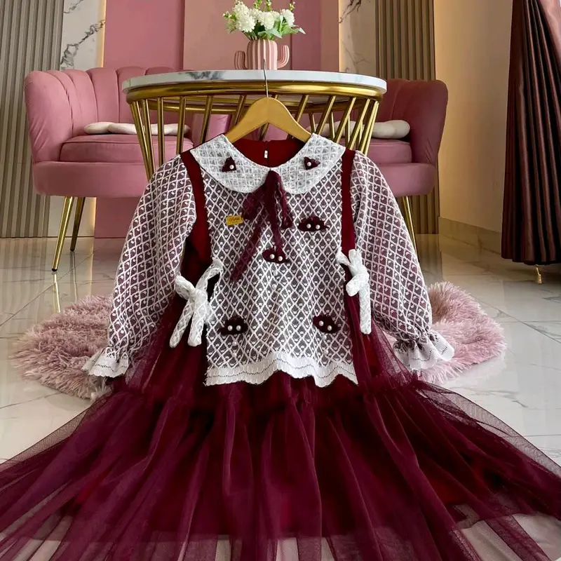 (Spesial Lebaran) Fujiian Dress Brukat Mewah Couple Ibu Anak Usia 1 Tahun sampai 15 Tahun. 0