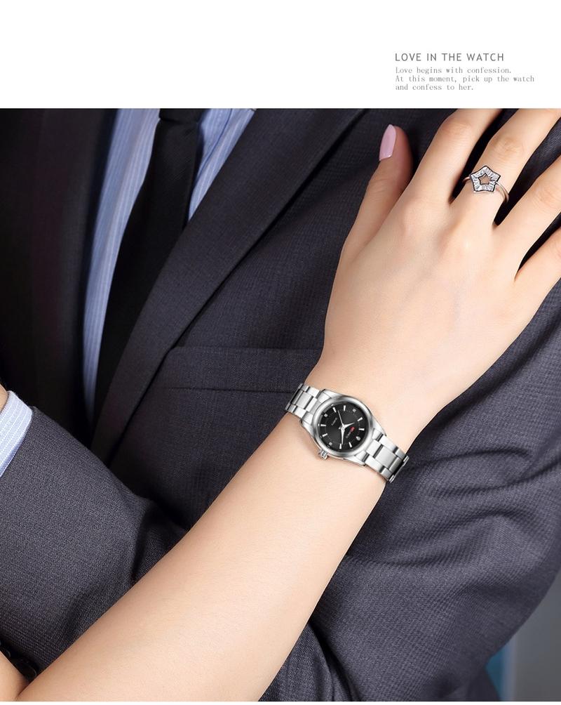 Product Introduction of ARLANCH Simple Korean Style Women's Watch Trend Quartz Waterproof Stainless Steel Watch 310 22