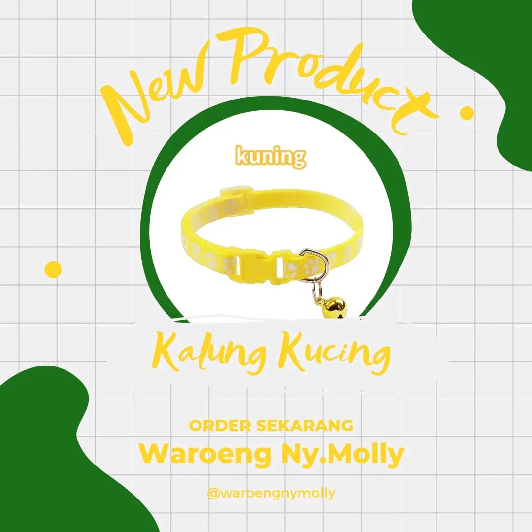 Kalung Lonceng Kucing Adjustable