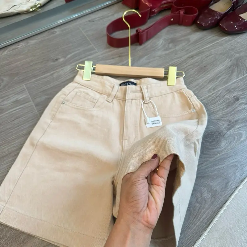(S-2Xl) HHCHOU - Quần Ngố Jeans full màu chất jeans mềm | BigBuy360 - bigbuy360.vn