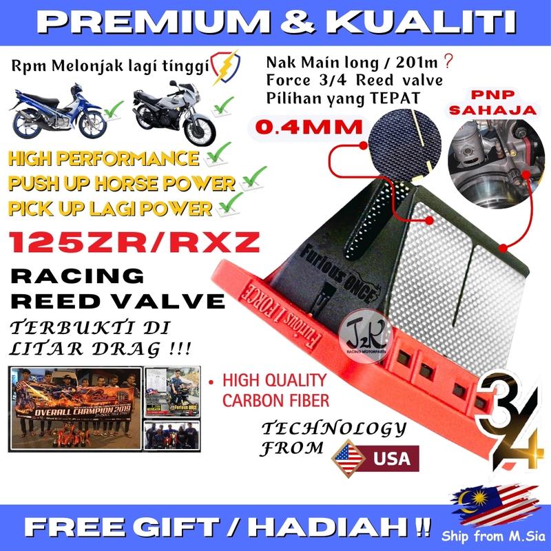 High Performance Y125Z Furious Once Reed Valve Force 3/4 Y125z Rxz ...