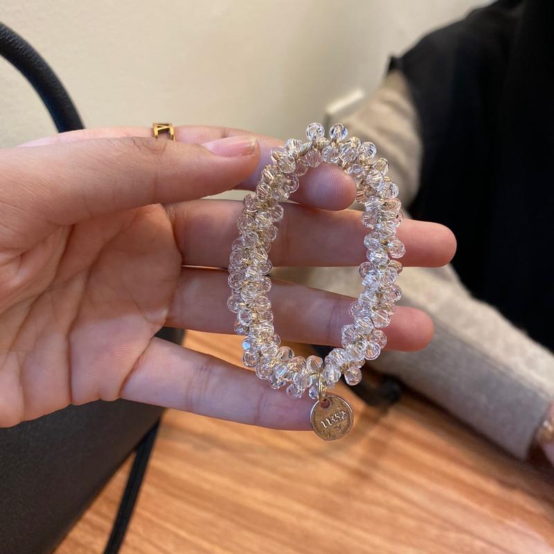 Gelang aksen kristal tampa inisial Huruf 2