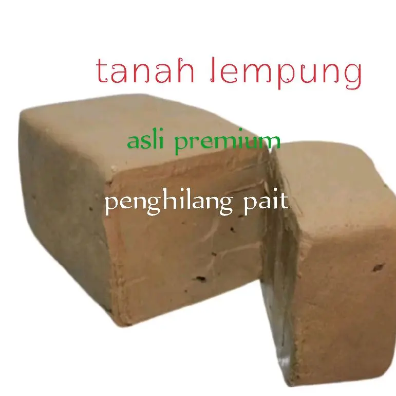 tanah lempung/tanah liat penghilng pait daun pepaya