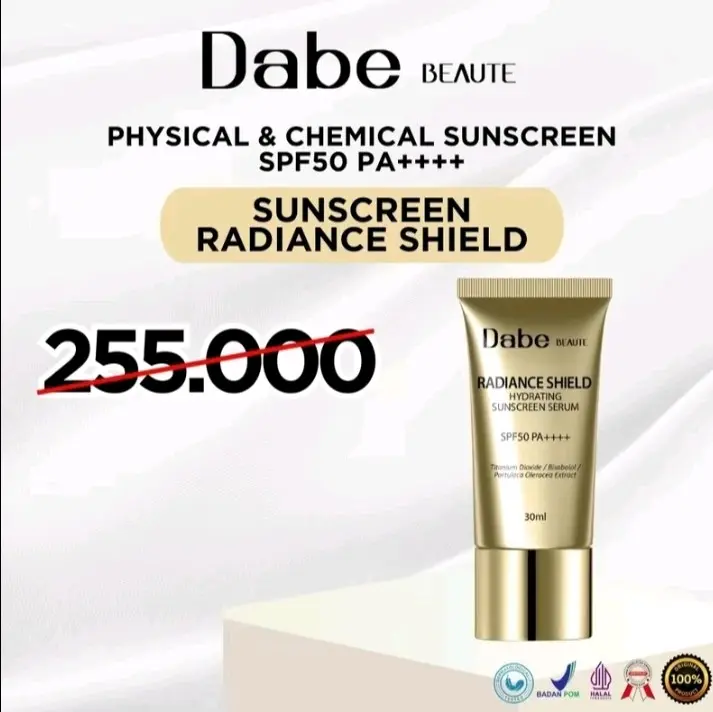 Radiance Shield Hydrating Sunscreen Serum SPF50 PA++++ NET WT：30ml 0