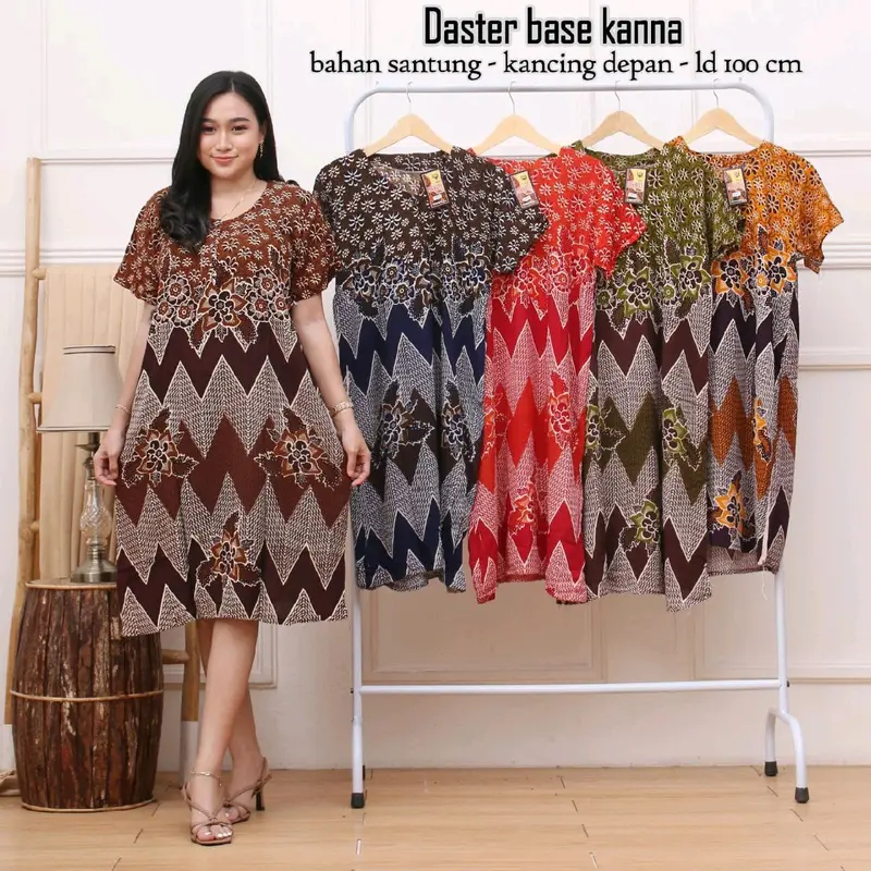 Paket 5pcs daster base standar busui rayon 7