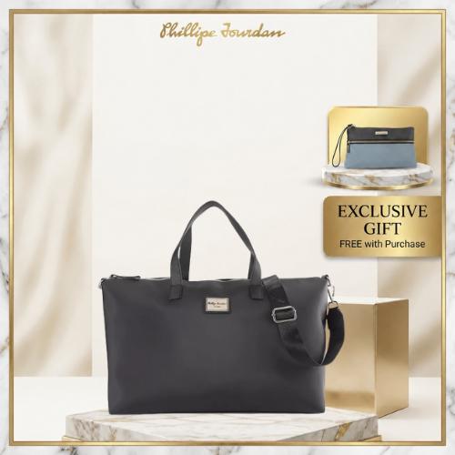 Gambar Phillipe Jourdan Manuella Tas Travel Wanita Hitam (Nylon) dari Phillipe Jourdan Official Store Kota Administrasi Jakarta Barat Tokopedia