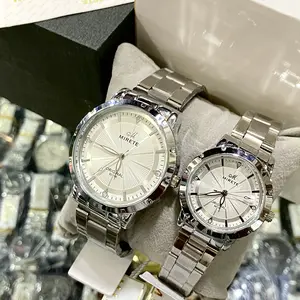 MIRETE Jam Tangan Pria Dan Wanita Bisa Couple/Single Water Resistant Stainless Steel Original 100% Analog Realpict By Mirete Watch 9011-R Quartz