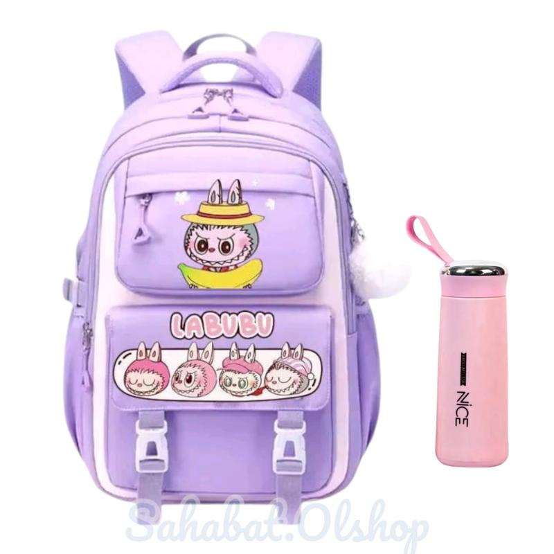Product Introduction of Tas Ransel Anak Sekolah Labubu AR Cewek SD SMP SMA Fashion Perempuan 5