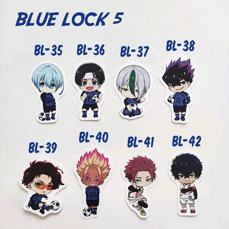 Sticker Anime Blue Lock 5 Hiori Nanase Otoya Karasu Yukimiya Shidou Sae Aiku Merchandise 0