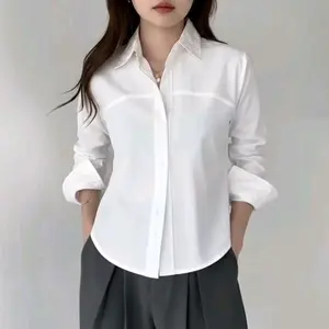 HAVEN Fitted Shirt - Kemeja Wanita Basic Slim Effect Lengan Panjang