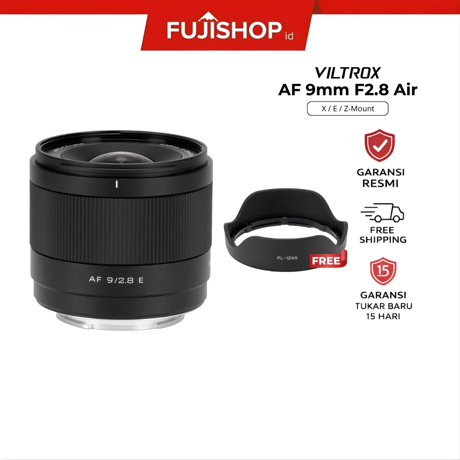 Viltrox AF 9mm F2.8 Air Series / Viltrox 9mm F2.8 Air Autifocus Garansi Resmi