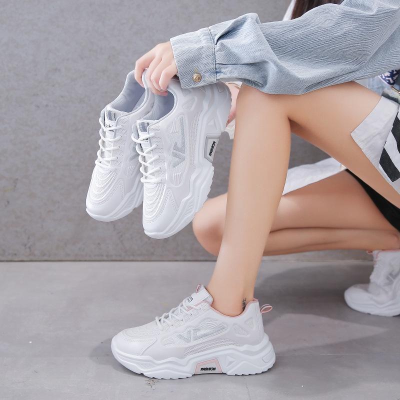 Cani "Free Box" (Size 37 - 42) Jiwoo Sepatu Wanita Sneakers Bertali Kasual Fashion Sport Anti Slip 9003 3