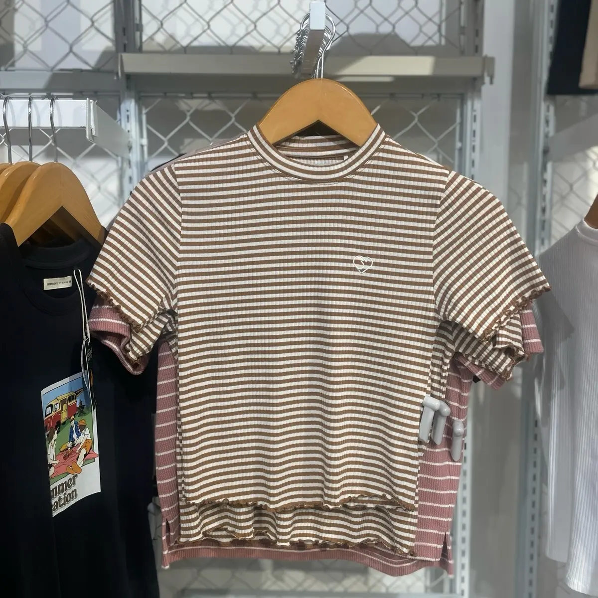 Greenlight Kaos Wanita Stripe Mocca NO-201112422