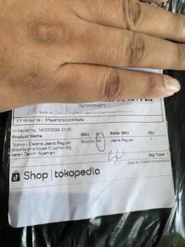 Product Review of Gizmo - Celana Jeans Reguler Bioblitz pria loose fit jumbo big keren Denim Nyaman from m**i 2