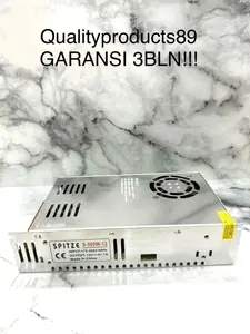 SPITZE Trafo Adaptor Power Supply 12V 40A 500W JAMIN FULL POWER GARANSI 3BLN power supply titanium